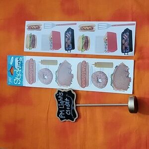 Frances Meyer Scrapbook Stickers New Food Cook-Out Lunch